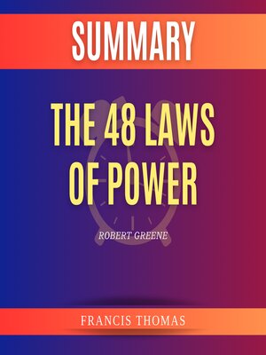 cover image of Summary of the 48 Laws of Power by Robert Greene
